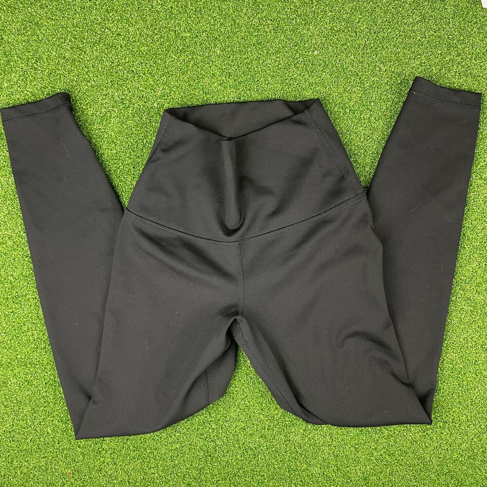 Yogalicious Lux Black Super High Rise Compression Leggings Sz XS